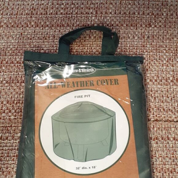 P&H Fire Pit Cover Green 32" Dia X 18" New In Package - Picture 3 of 6